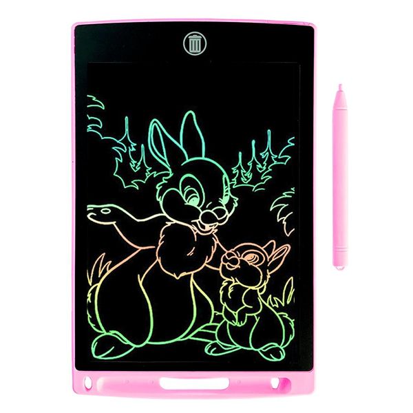 Lcd Kids Writing Tablet 8.5" Colour Doodle Board image