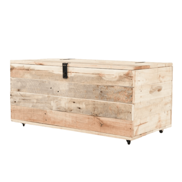 Pallet Wooden Storage Trunk/Kist Large:Toy Box:Ottoman Chest