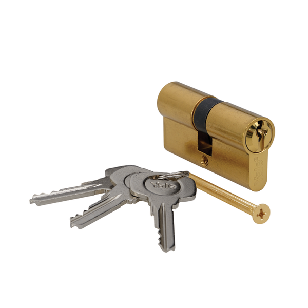 64mm Euro Profile Cylinder Brass With Offset Cam