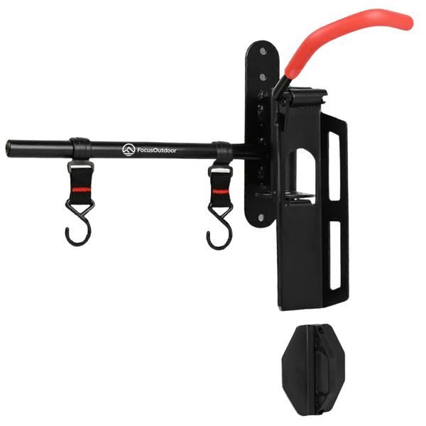 FocusOutdoor Swivel Wall Mount Vertical Bike Storage Rack