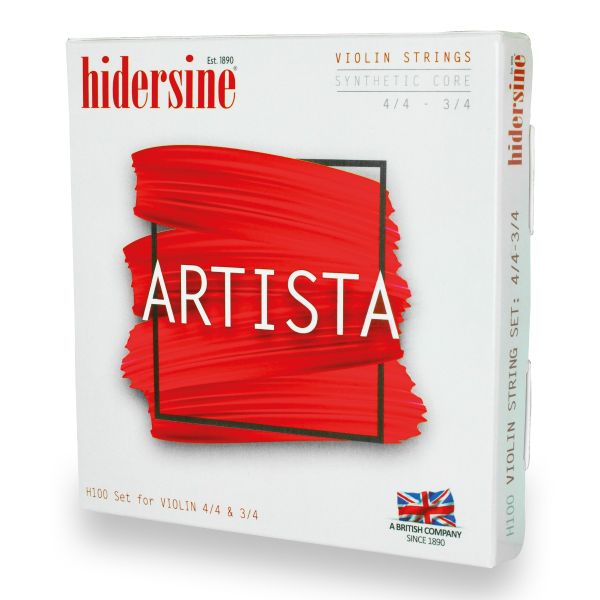 Hidersine Artista Violin String SET - Synthetic Core - 4/4-3/4 Size