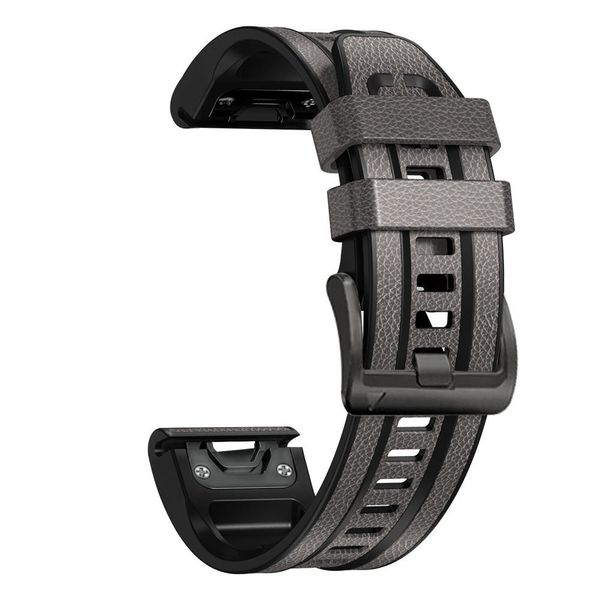 PU Leather Watch Strap for GARMIN - 26mm