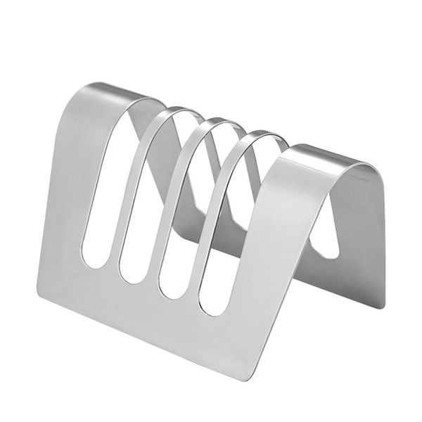 Toast Bread Holder 4 Slice Slots Bread Loaf Stand Stainless Steel