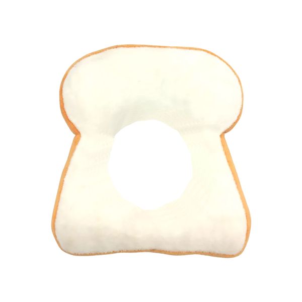 Soft Bread Slice Cat Collar Bread-Shaped Recovery Collar Elizabeth Collar