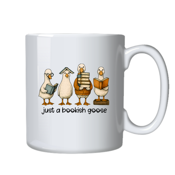 Bookish Goose Fantasy Fiction Book Reader Lover Mug for Christmas Gift 402