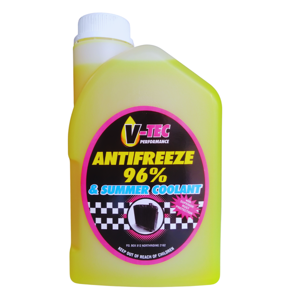 V-TEC Yellow Antifreeze &amp; Summer Coolant 1lt