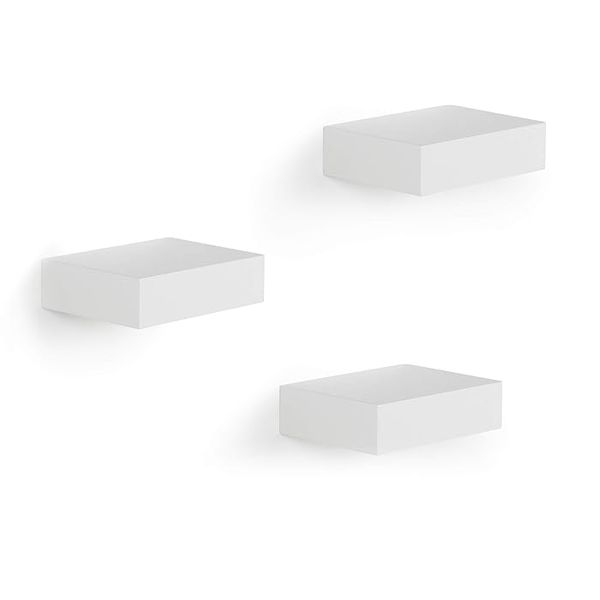 Showcase Shelves - Set of 3 - White