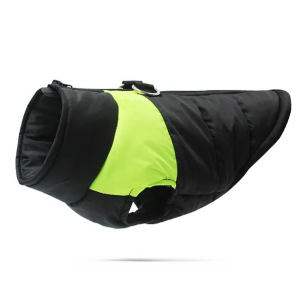 Yellow Waterproof Winter Dog Jacket