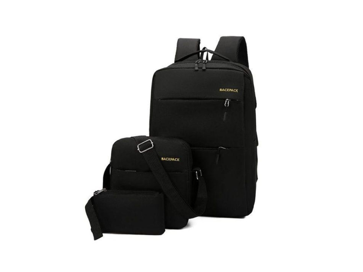 3 Pieces Backpack Back To School Shoulder Bag Bookbags Shop Today