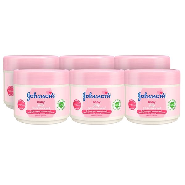 Johnsons Baby Jelly, Lightly Fragranced, 6 x 250ml