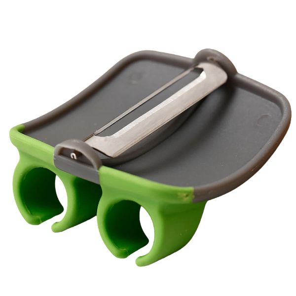 Heavy-Duty Vegetable Peeler - Non-Slip Grip &amp; Stainless Steel