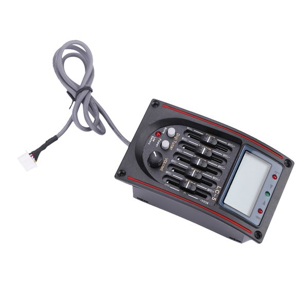 Guitar Preamp EQ Tuner with Piezo Pickup