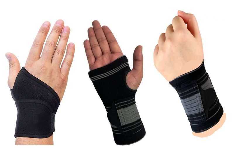 Wrist &amp; Palm Pain Relief Support Combo
