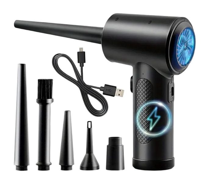 Powerful Cordless Air Duster Rechargeable Turbo Deep Cleaning Dust Blower