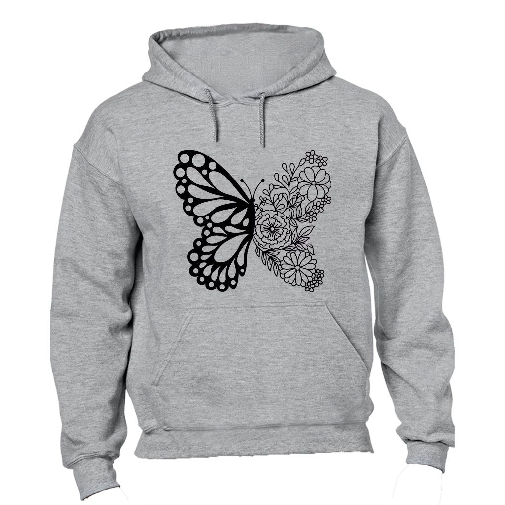 Floral Butterfly - Hoodie | Shop Today. Get it Tomorrow! | takealot.com