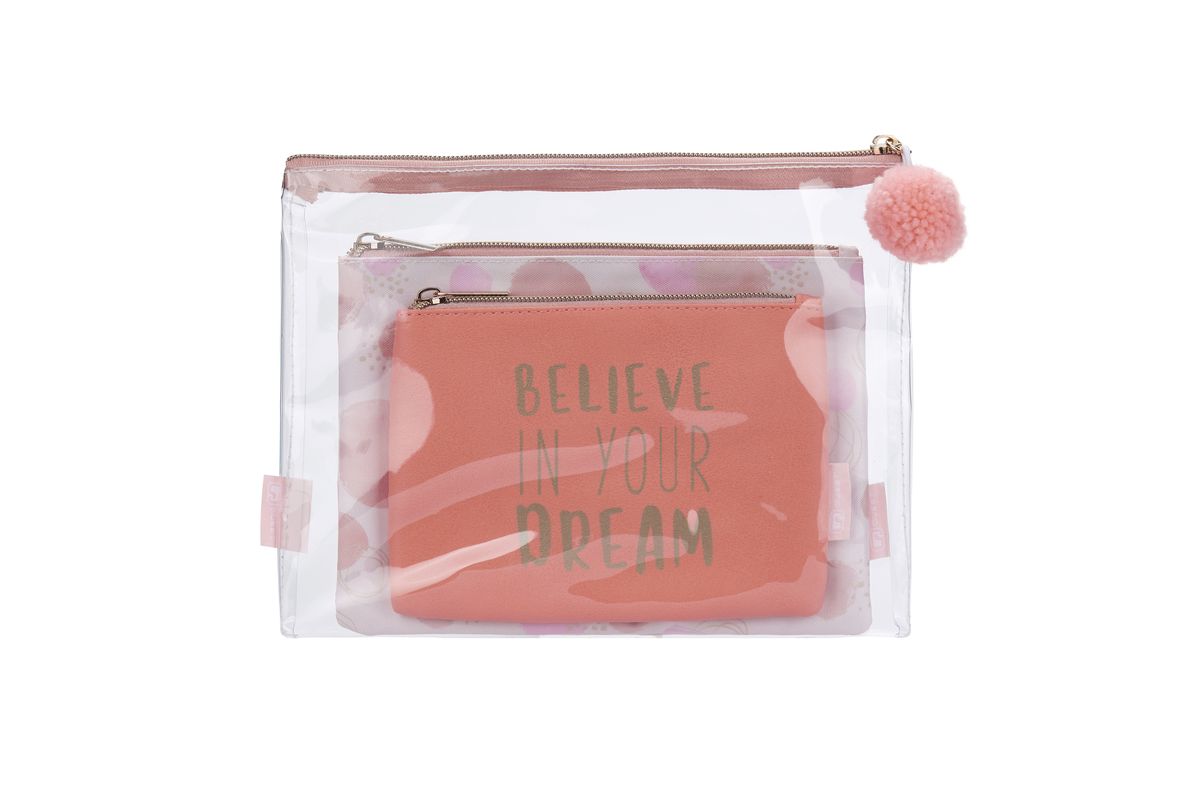 Quest Wishes and Dreams Cosmetic Bag Set - Travel Toiletry Organiser