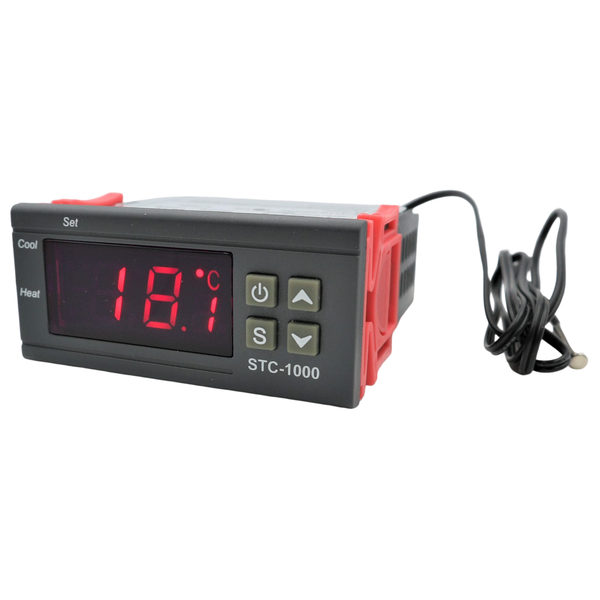 STC-1000 Digital Temperature Controller with Probe (220V AC, 2000W)