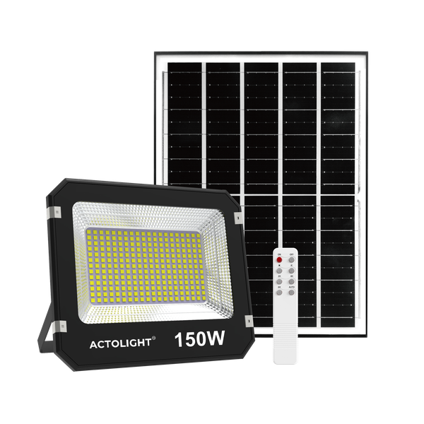 Actolight Premium Solar Rechargeable Flood Light - 150W