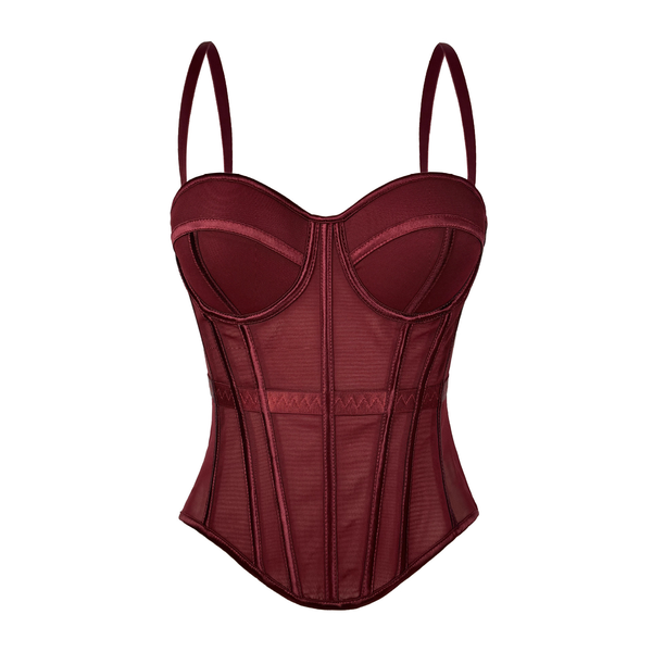 Women's Waist Cincher Corset with Fishbone Boning for Slimming