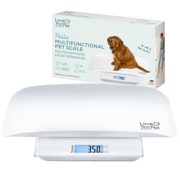 Beurer Pet Scale | Multifunctional Weighing Scale for Pets &amp; Humans | POLLY