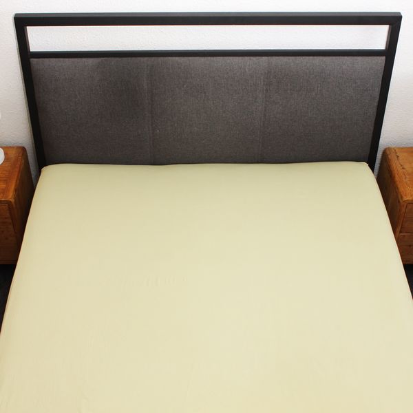 Humble Saffa - 100% Cotton Fitted Sheet - Pale Meadow Green