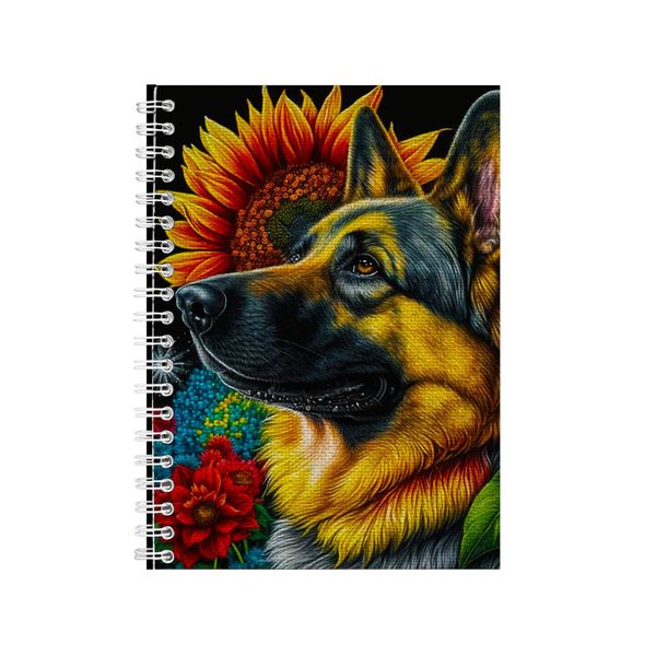 Embroidered GERMAN SHEPHERD Notebook Dog Gift Idea Notepad Pad 100