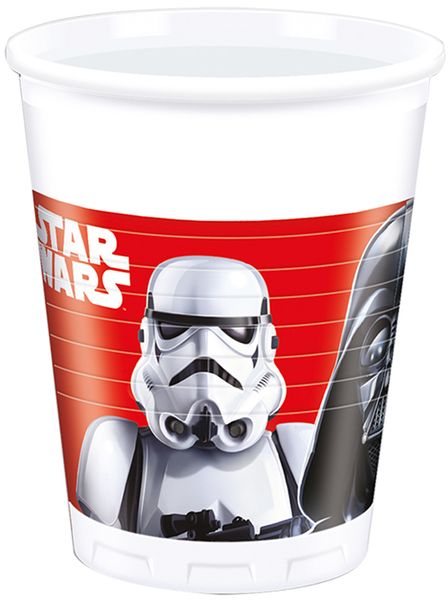 Star Wars Final Battle Plastic Cups 200ml