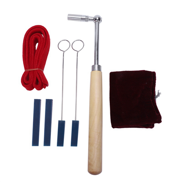 Piano Tuner Tuner Mute Kit Tool Box Piano Tuning Rod Tool Kit