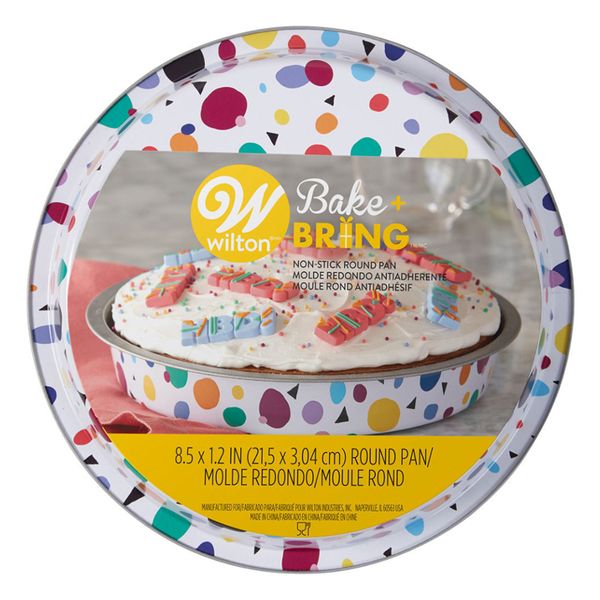 Wilton Bake &amp; Bring Lightweight Geometric Baking Tins Cake Bread Brownies