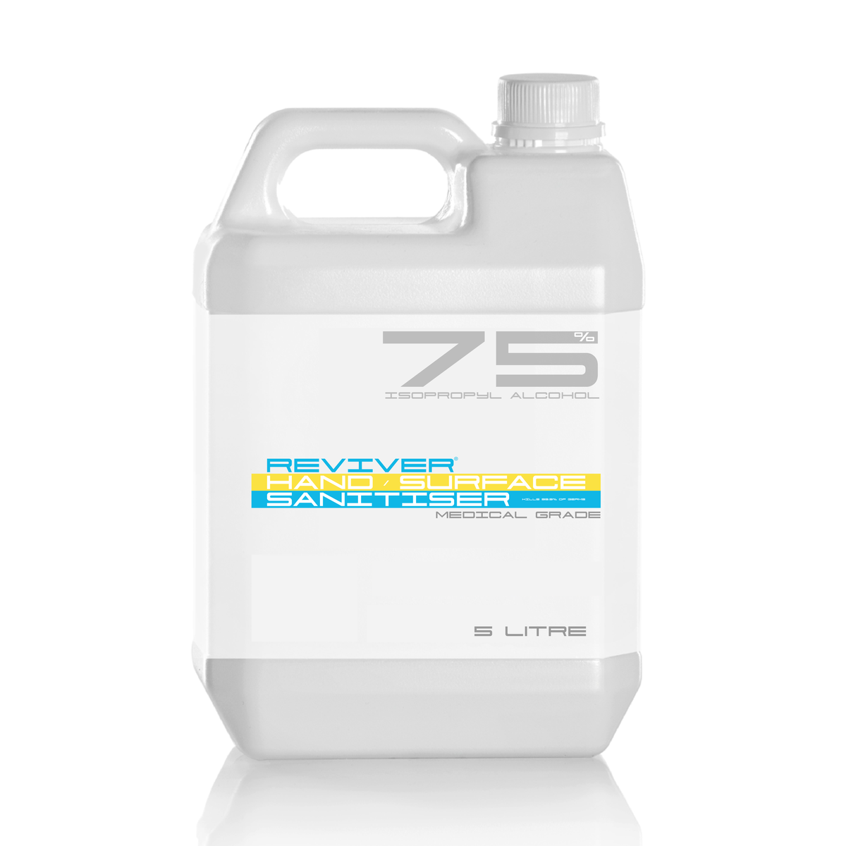 Reviver Hand & Surface Sanitiser 5Litre 75% (Isopropyl Alcohol)