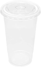 FLAT LID POLYPROP CLEAR