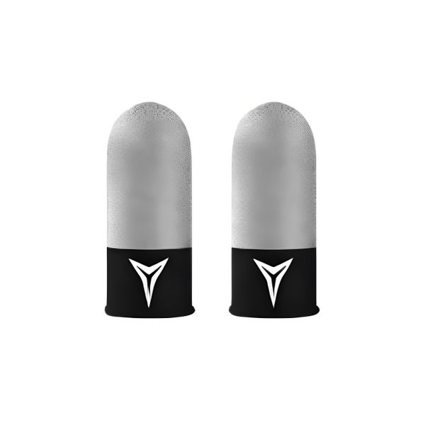 Mobile Game Finger Sleeves 0.3mm Silvery Fiber Anti-Sweat Finger Sleeves