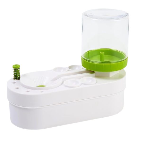 Arfast- Brush Cleaner with Water-Saving Spray &amp; Brush Holder &amp; Paint Plate