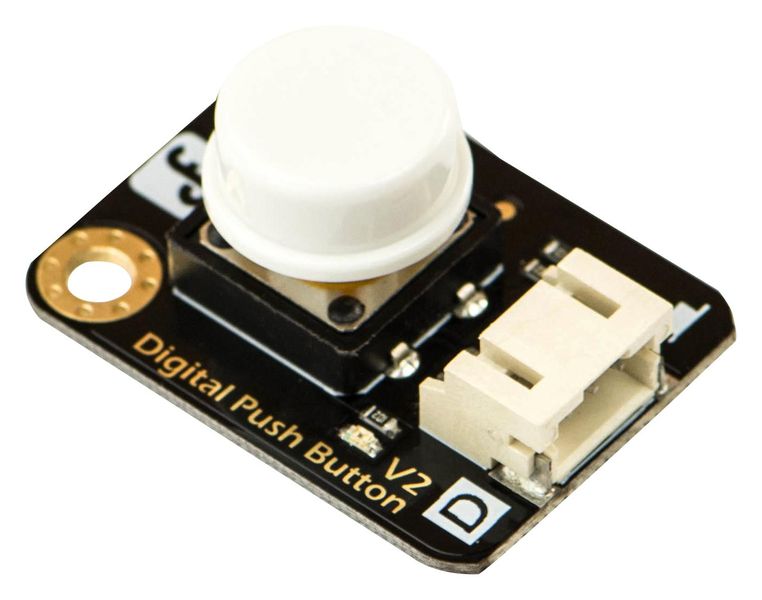 DFRobot (DFR0029-W) Add-On Board, Push Button Module, White Cap