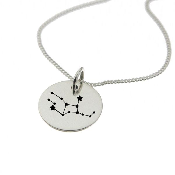 Virgo Constellation Sterling Silver Necklace