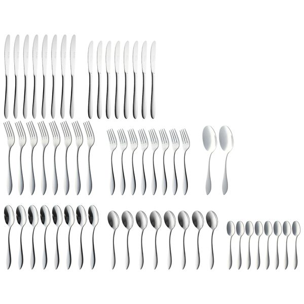 St. James Cutlery Kensington 58 Piece Set in Wooden Canteen