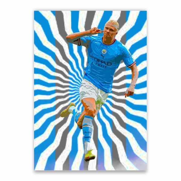 Erling Haaland Celebration Decorative Poster - A1