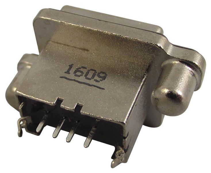 Amphenol Communications (MUSBA51100) USB Connector, USB Type A, USB 2.0