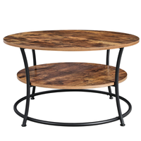 Lifespace Unique Living Room Round Low Height Coffee Table