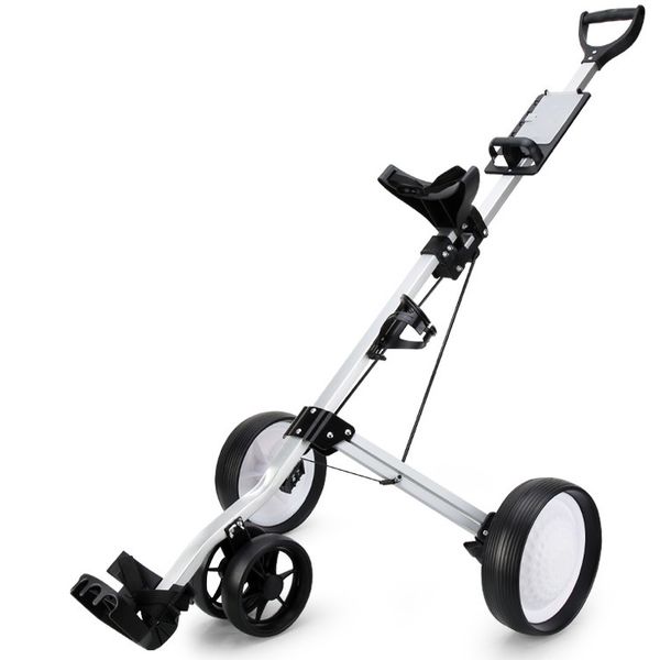 PGM - Golf Carts Foldable Golf Pull Cart - 4 Wheel Golf Pull Cart