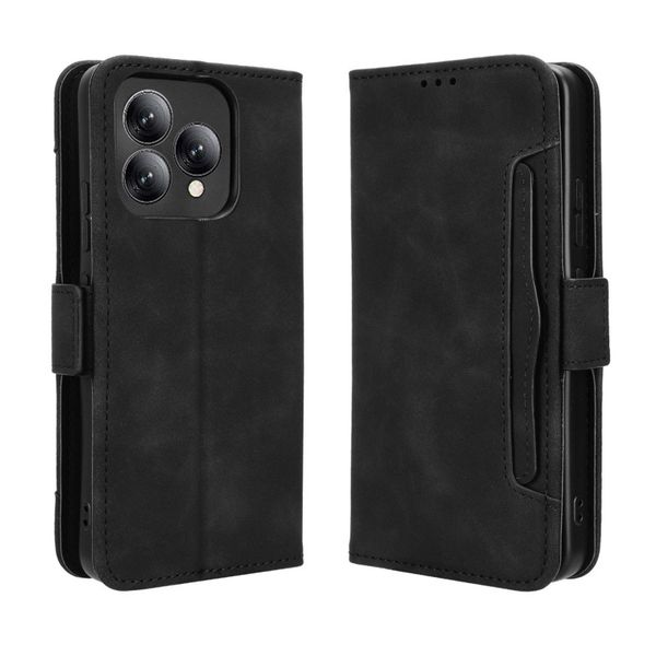 Multi Card Groove Leather Cover Compatible With Cubot X100