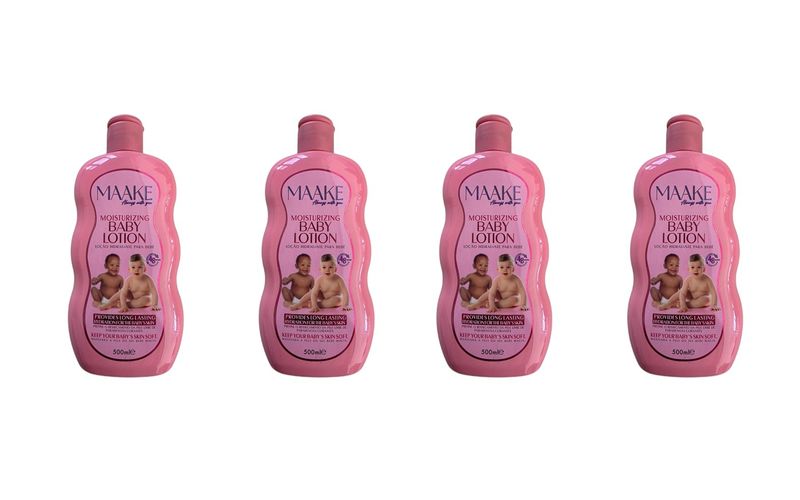 MAAKE Moisturizing Baby Lotion Bottles Pack of 4