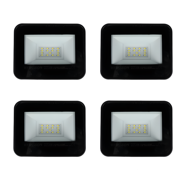Redisson 4 Pack 30W LED Flood Light Outdoor IP66 Waterproof Exterior Lights