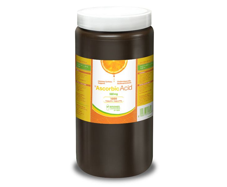 Brunel - Ascorbic Acid 500mg 1000 Tablets