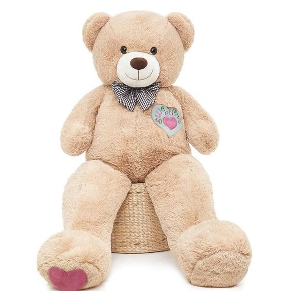 170CM Manaki Huggable &amp; Soft Giant Teddy Bear Extra Large - Light Brown