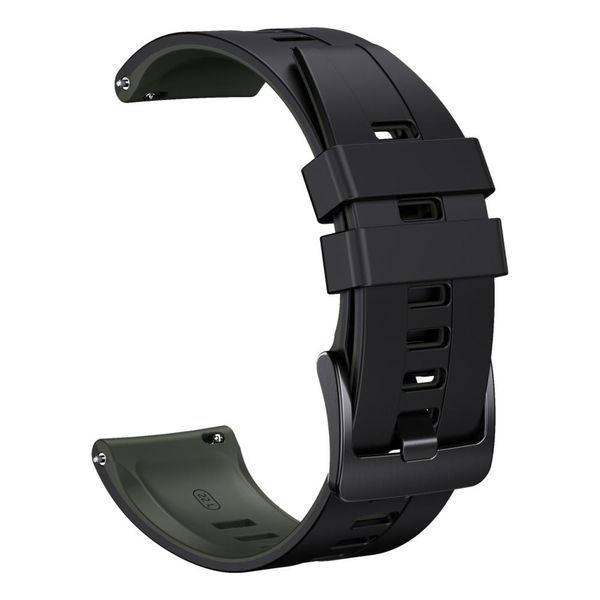22mm Two Tone Silicone Band compatible with Huawei Watch GT 4