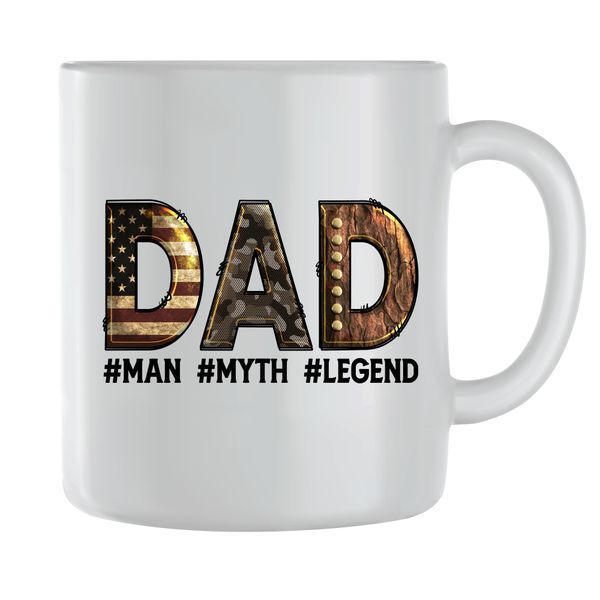 Ledgend Coffee Mugs for Men Fathers Day Graphic Dad Sayings Cup Present 179