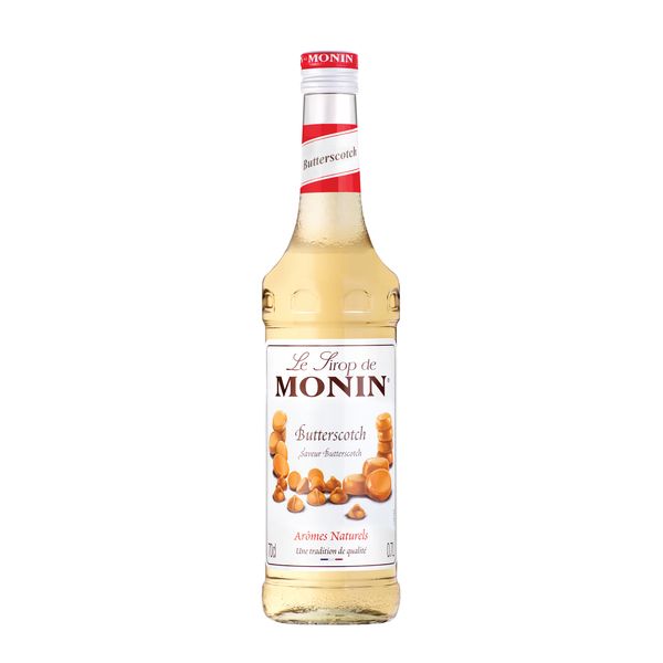 MONIN Premium Butterscotch Syrup 700ml for Cocktails and Mocktails