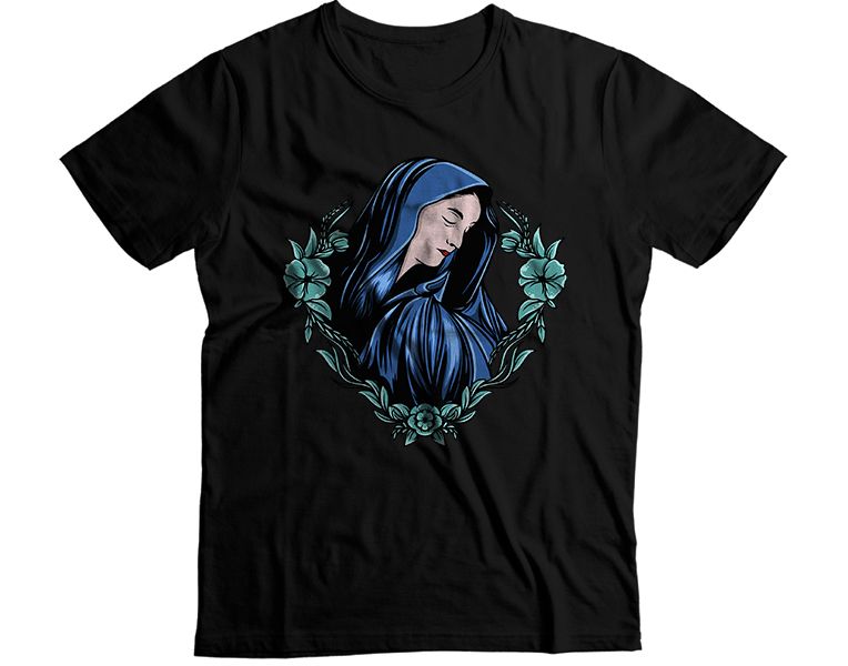 Woman Covered Graphic T-Shirt