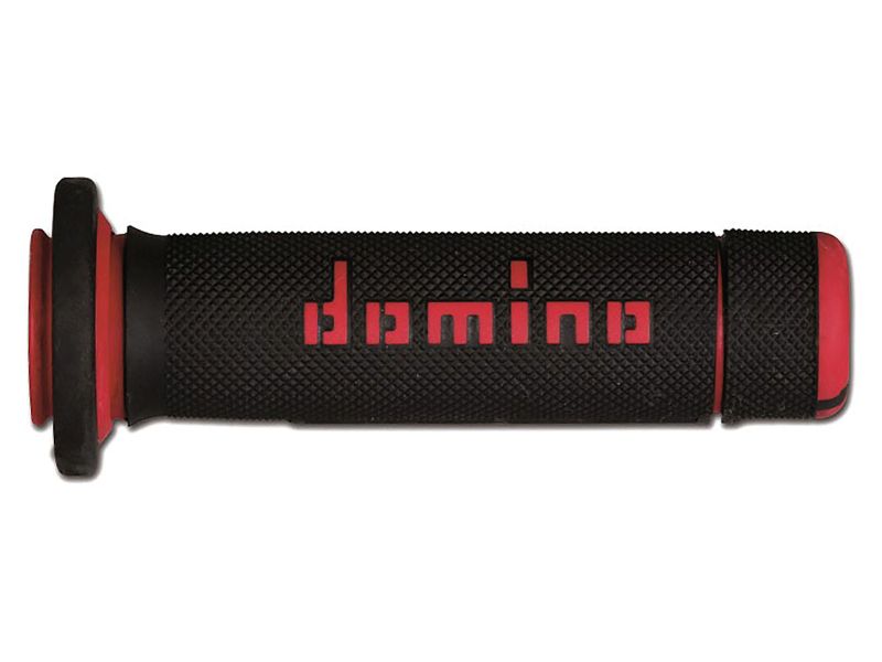 Domino A180 Black/Red Atv Grips image